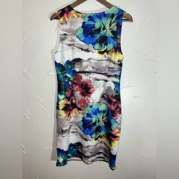 PHILOSOPHY Republic FloralSleeveless Jersey Dress Size Large - Picture 2 of 9